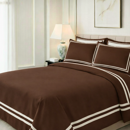 600 TC Pure Cotton Collection - Deep Mocha