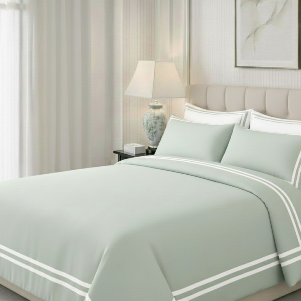 600 TC Pure Cotton Collection - Sage Whisper