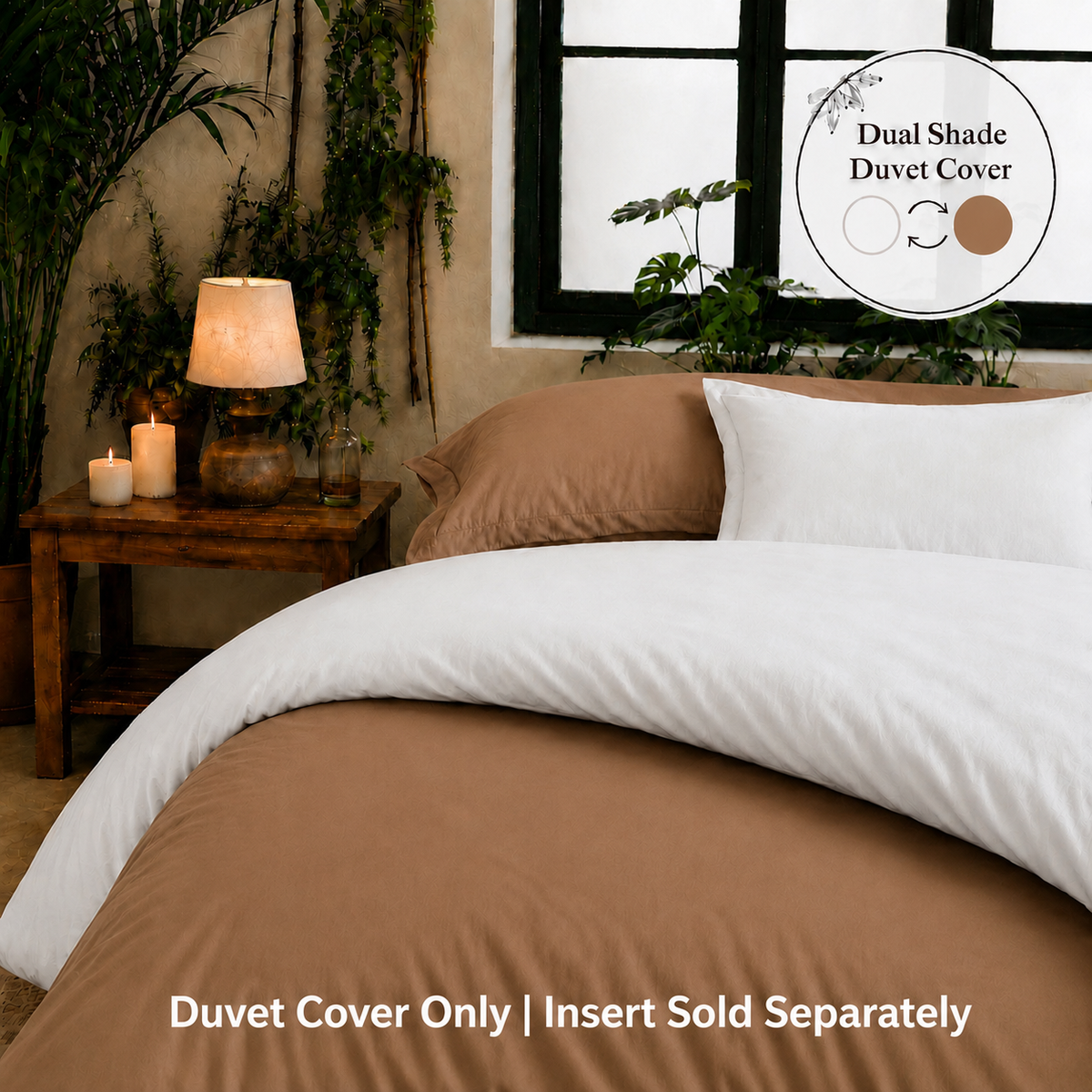 Bamboo Collection - Duo Luxe - Caramel Pearl | Duvet Cover with Pillowcases