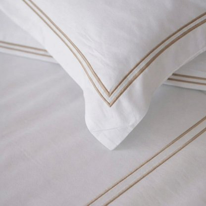 800 TC Pure Cotton Collection -Merrowing - Warm Wood