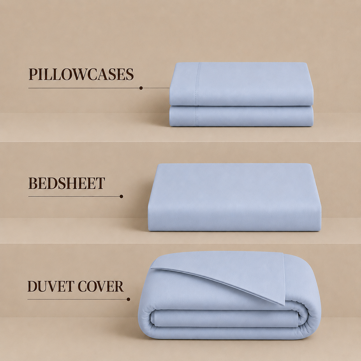 Nirvana Collection - Steel Blue | Duvet Cover with Pillowcases