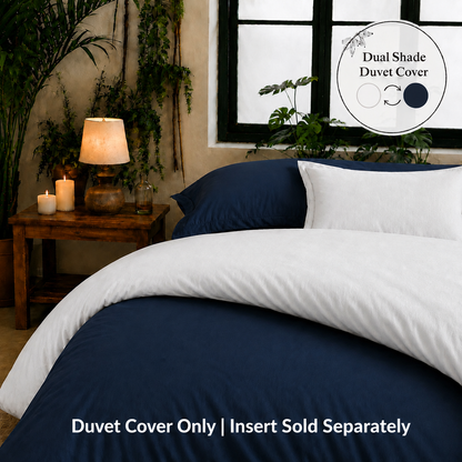 Bamboo Collection - Duo Luxe - Blue Pearl | Bedsheet & Duvet Cover with Pillowcases