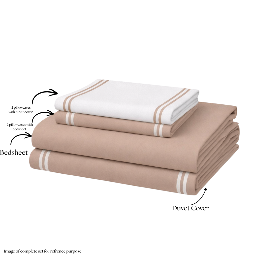 600 TC Pure Cotton Collection - Desert Sand