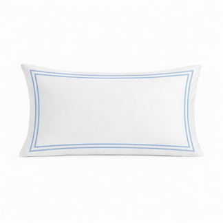 800 TC Pure Cotton Collection -Merrowing - Azure Whisper | Bedsheet with Pillowcases