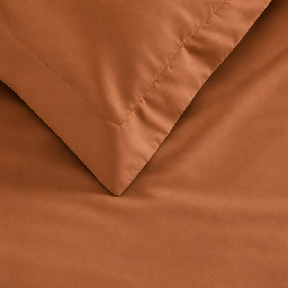 Eucalyptus Collection - Caramel Dusk | Duvet Cover with Pillowcases