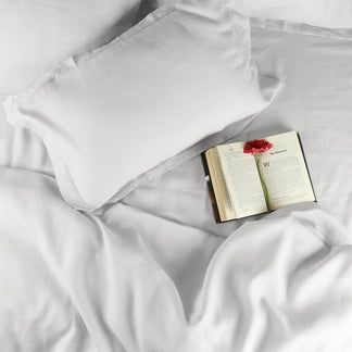 Linen Collection - White | Bedsheet with Pillowcases
