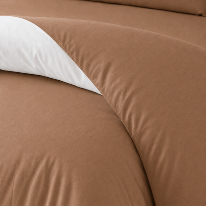 Bamboo Collection - Duo Luxe - Caramel Pearl | Duvet Cover with Pillowcases