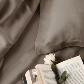 Linen Collection - Choco Brown | Bedsheet with Pillowcases
