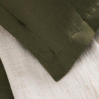 Linen Collection - Forest Green | Bedsheet with Pillowcases