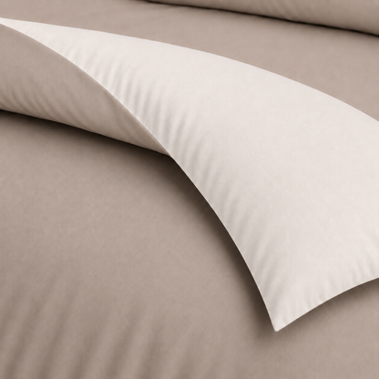 Bamboo Collection - Duo Luxe - Desert Cloud | Duvet Cover with Pillowcases
