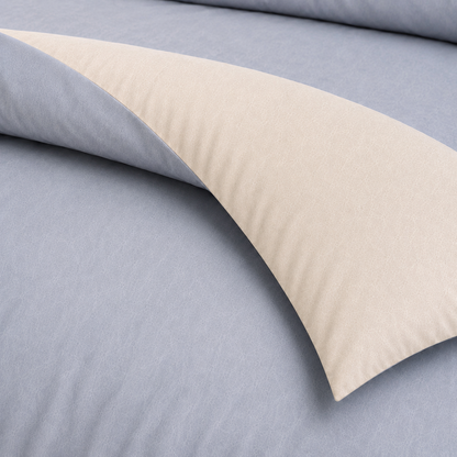 Eucalyptus Collection - Duo Luxe - Blue Pearl | Bedsheet with Pillowcases