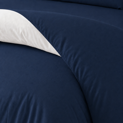 Bamboo Collection - Duo Luxe - Blue Pearl | Bedsheet & Duvet Cover with Pillowcases