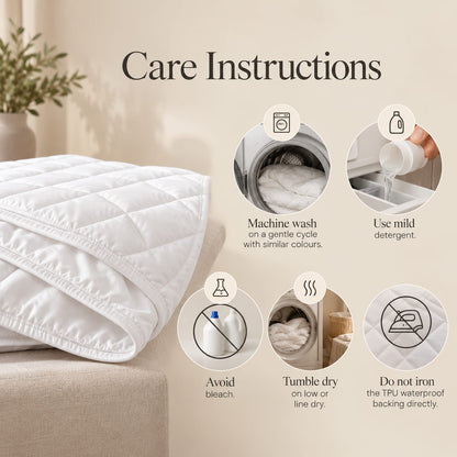 Quilted Mattress Topper & Protector