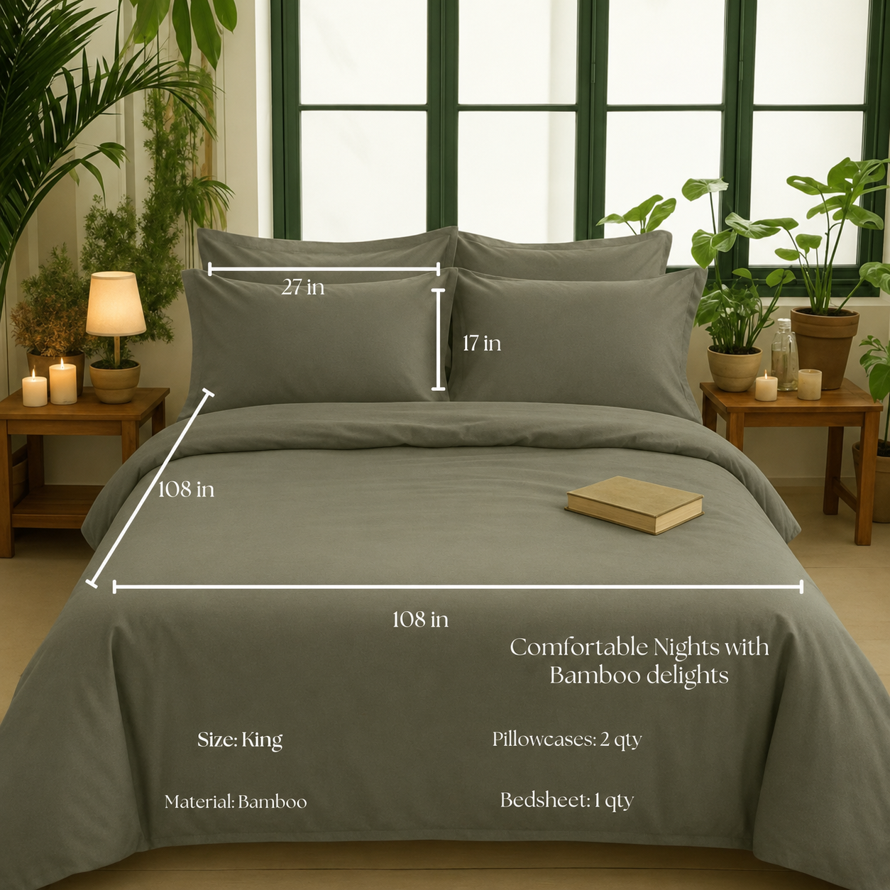 Bamboo Collection - Hazel Green