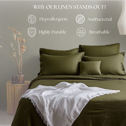 Linen Collection - Forest Green