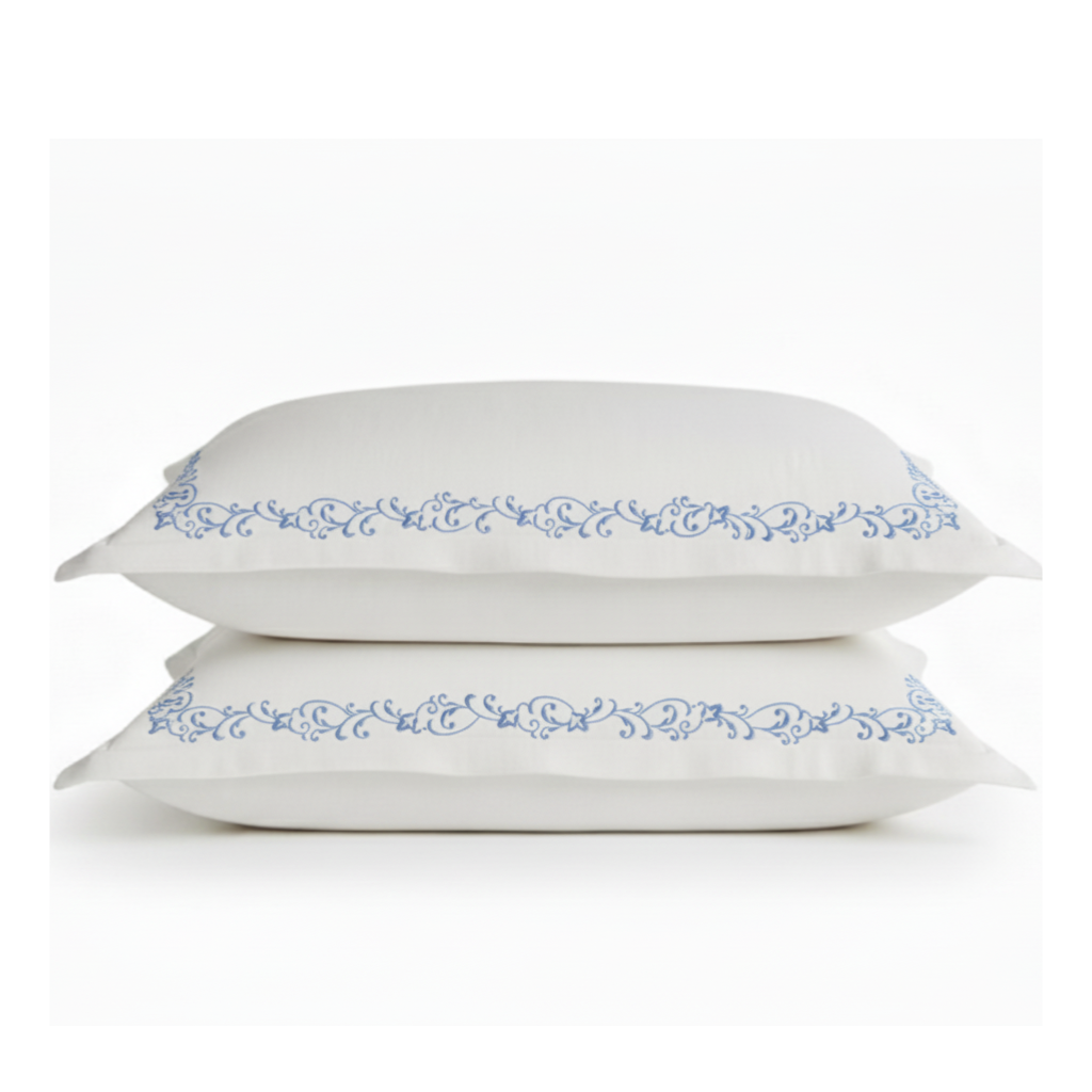 Designer Pillowcases Collection - Powder Blue