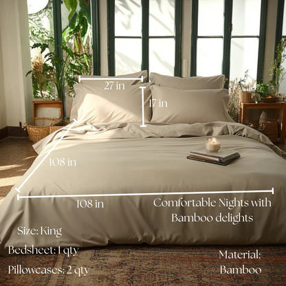 Bamboo Collection - Warm Taupe