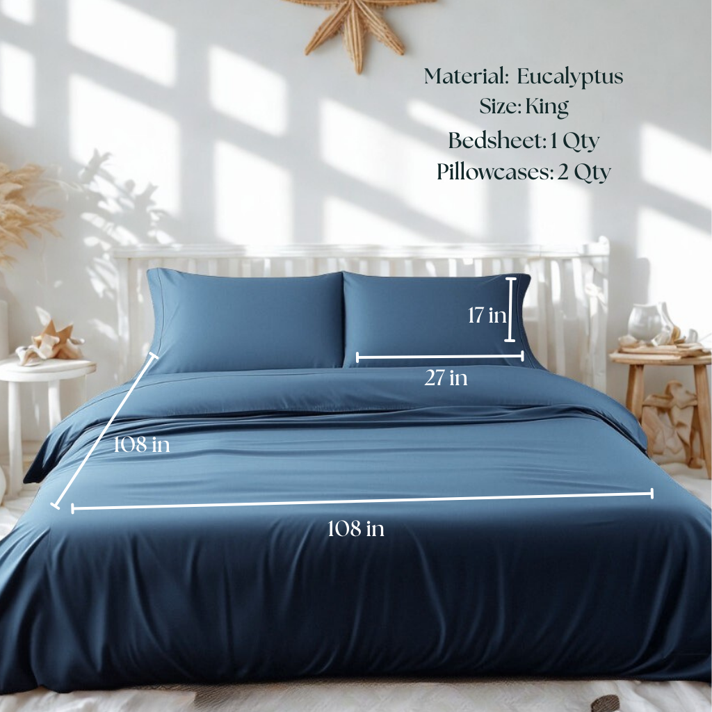 Eucalyptus Collection - Ocean Blue